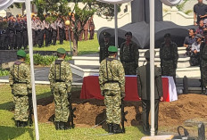Pemakaman Prajurit TNI Gugur di Lebanon Digelar di TMP Kulon Progo, Pangdam IM Pimpin Upacara