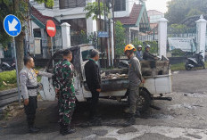 Mobil Pick Up Penjual Tahu Bulat Terbakar di Umbulharjo Jogja, Diduga Akibat Kebocoran Gas