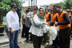  Kerja Sejak Subuh, Ratusan Pasukan Oranye Kota Yogyakarta Dapat Paket Sembako