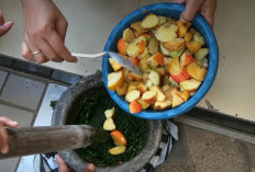 Daun Pepaya Pahit Disulap Jadi Rujak Segar, Kuliner Unik Khas Kayuares Gunungkidul