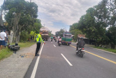 Truk Tabrak Motor di Sentolo Kulon Progo, Pengendara Vario Terluka