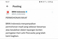 BRIN Minta Maaf, Salah Jumlah Bulu Garuda di Sayap pada Unggahan Hari Lahir Pancasila