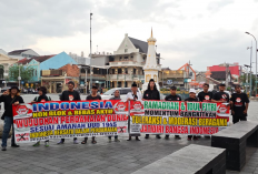 Aksi Bisu PNIB di Tugu Jogja, Serukan Perdamaian dan Yogyakarta Anti Intoleransi